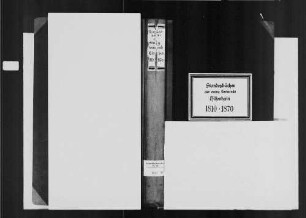 Lampenhain, Ortsteil Hilsenhain, evangelische Gemeinde: Standesbuch 1810-1870