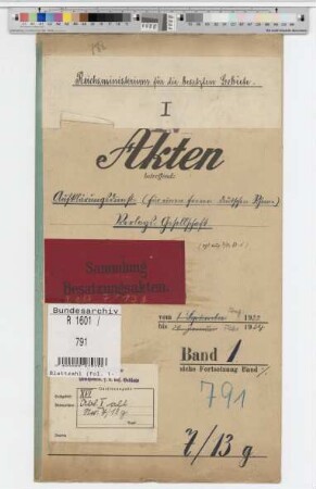 Aufklärungsdienst (f. einen freien deutschen Rhein) Verlags-Gesellschaft
