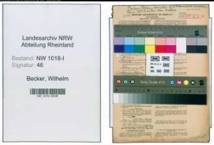 Entnazifizierung Wilhelm Becker , geb. 06.03.1898 (Feuerwehrmann)