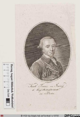 Bildnis Carl Franz von Irwing