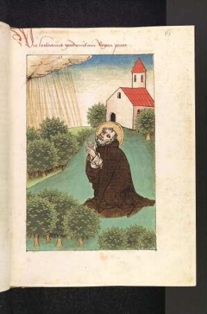Hilarion bittet Gott um Regen; (Hilarion).