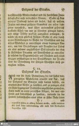 §. 12. Endzweck der Strafen
