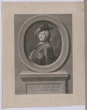 Bildnis des Fréderic II., König von Preußen