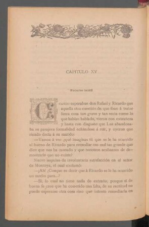 Capítulo XV - Recurso inútil
