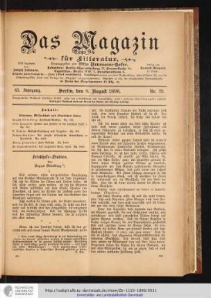 Nr. 32. - 08. August 1896