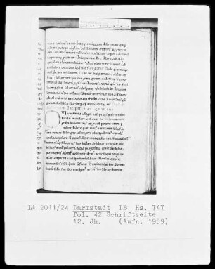 Patristischer Sammelband — Ambrosius und andere — Initiale Q(ui), Folio 42recto