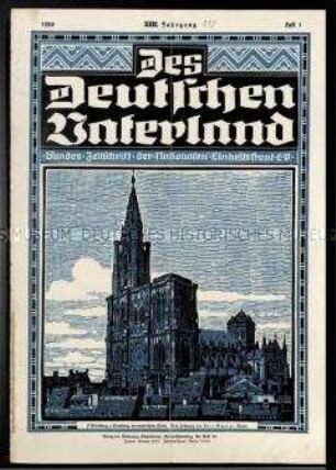 Zeitschrift der Nationalen Einheitsfront, 3. Jg. (1928), Heft 1