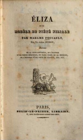 Éliza, ou le modèle de piété filiale
