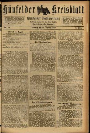 Ausgabe vom Dienstag, den 11. Dezember 1923.