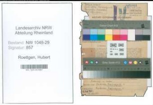 Entnazifizierung Hubert Roettgen , geb. 23.04.1914 (Beamter)