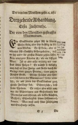 Dreyzehende Abahndlung.