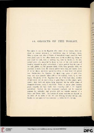 § 6: Objects of the toilet