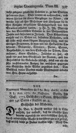 Nouveaux mémoires. Ann.1771. Tom.2.