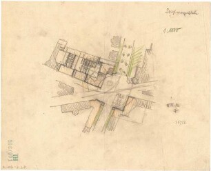 Fischer, Theodor; München; Mayr'sche Hofkunstanstalt - Lageplan
