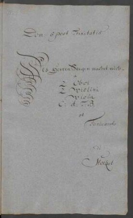 Des Herren Segen machet reich; V (3), Coro, orch, bc
