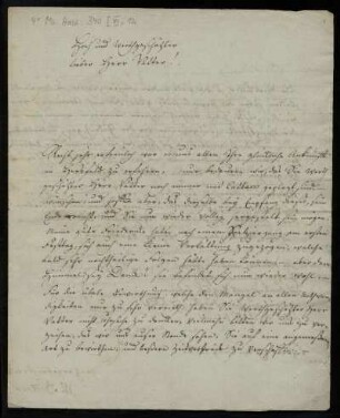 Brief von Wilhelm Boettner an Wilhelm Wille
