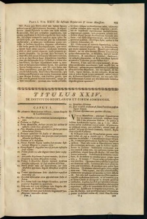 233-241, Titulus XXIV. De Instituto Regularium Et Eorum Admissione.