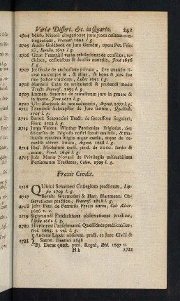 241-267, Praxis Civilis - Jus statutarium diversarum Nationum