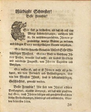 Freimaurer-Rede : gehalten an einem Versammlungstage in der Loge zu den dreien Schlüßeln in Regensburg. 5.7.68.