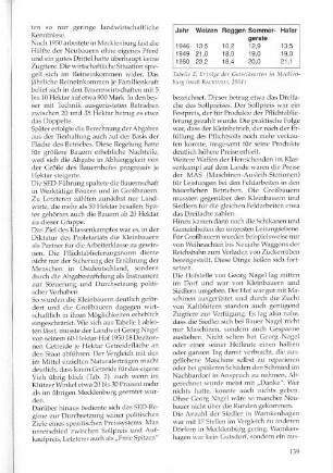 Tabelle 2: Erträge der Getreidearten in Mecklenburg (nach Backhaus, 2001)