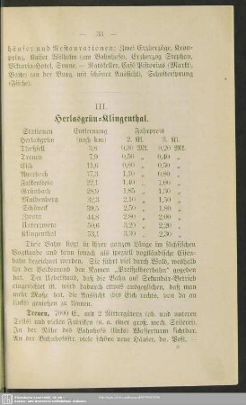 III. Herlasgrün - Klingenthal