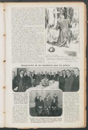 Inauguración de un consultorio para los pobres