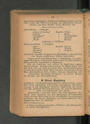 W. Strack, Magdeburg
