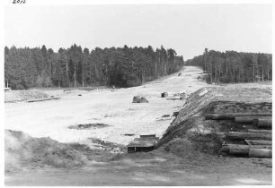 Planum im Bereich der Baurampe Tiefenbronn, km 230,3