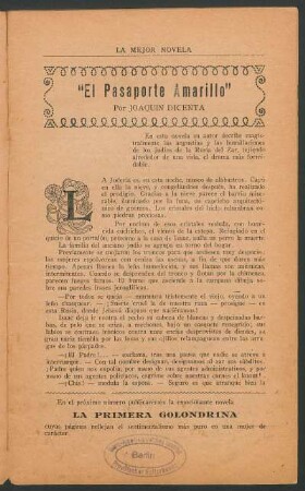 "El pasaporte amarillo"