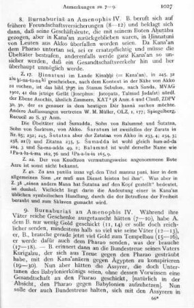 8. Burnaburiaš an Amenophis IV.