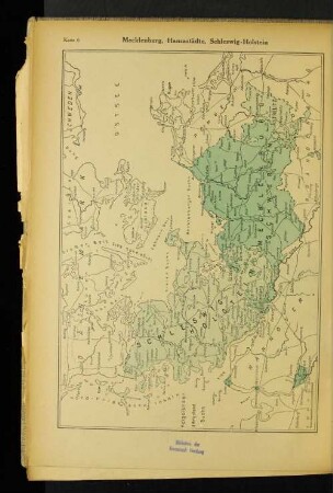 Mecklenburg, Hansastädte, Schleswig-Holstein