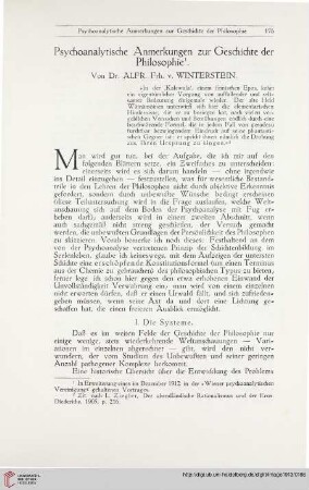 2: Psychoanalytische Anmerkungen zur Geschichte der Philosophie