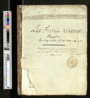 ¬Les¬ frères vivaux : tragedie en cinq actes et en vers