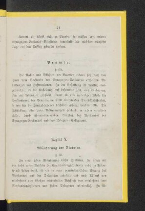 Kapitel X. Abänderung der Statuten.
