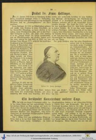 Ein berühmter Kanzelredner unserer Tage.