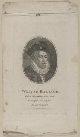 Bildnis des Walter Raleigh