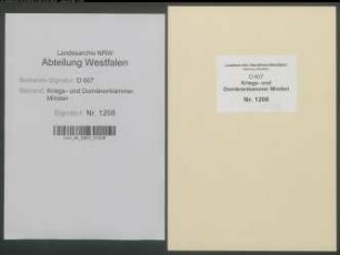 Einsendung der Historischen Tabellen von den Städten und vom platten Lande. Allgemein - Band 1