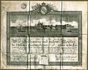Geleitbrief des Küfers Jacob Schosso, 1806
