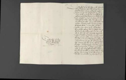Pfalzgraf Ottheinrich benachrichtigt Herzog Christoph von Württemberg über die Verhandlungen zwischen Kaiser Ferdinand I. und Markgraf Albrecht II. Alcibiades von Brandenburg-Kulmbach.