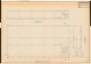 Reichsluftfahrtministerium, Berlin: Teilgrundriss/-schnitt Q4R (EG/ 1. OG) 1:100