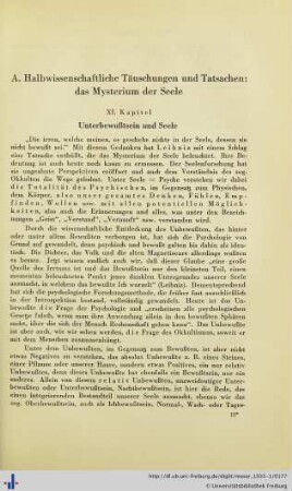 A. Halbwissenschaftliche Täuschungen und Tatsachen.