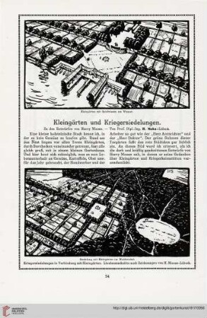 30: Kleingärten und Kriegersiedlungen