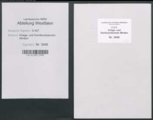 Reparatur der Schule zu Oetinghausen (Amt Sparrenberg, Vogtei Enger)