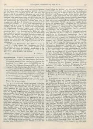 490-491 [Rezension] Oehl, Wilhelm (Hrsg.), Deutsche Mystiker. Bd. I: Seuse