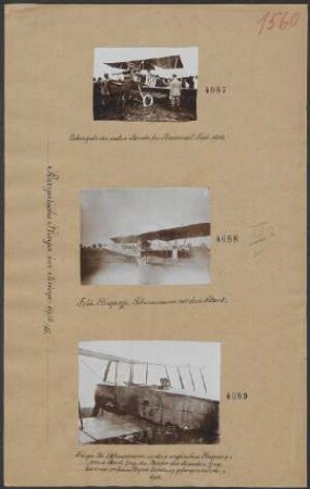 Übergabe der ersten Bombe bei Baccarat, (Bayerische Flieger im Kriege 1914/1915)