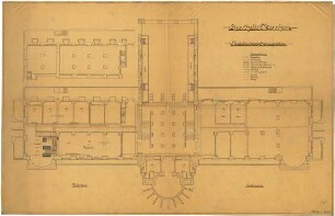 Billing, Hermann; Mannheim (Baden-Württemberg); Kunsthalle - Niederdruckdampfheizungsanlage UG (Grundriss)