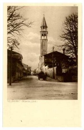 Der Krieg 1914/15 in Postkarten, 17. Reihe, Abt.: Österr.-ital.Kriegsschauplatz; Inhalt: Südtirol. 2. Gruppe: Nr. 167: Neumarkt (Monfalcone)