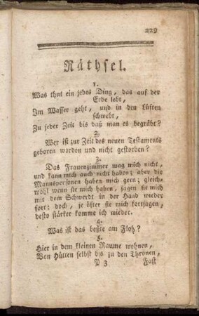 Räthsel.