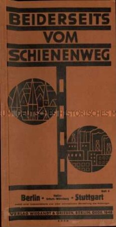 Reisebuch. Berlin - Stuttgart. Jg. 4.1929