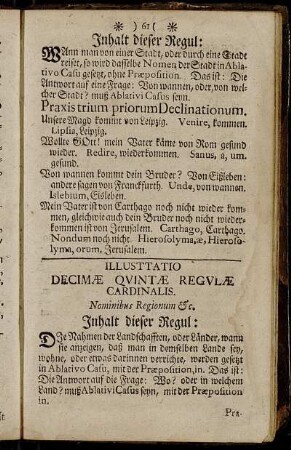 Illustratio Decimæ Quintæ Regulæ Cardinalis. - Illustratio Decimæ Sextæ Regulæ Cardinalis.